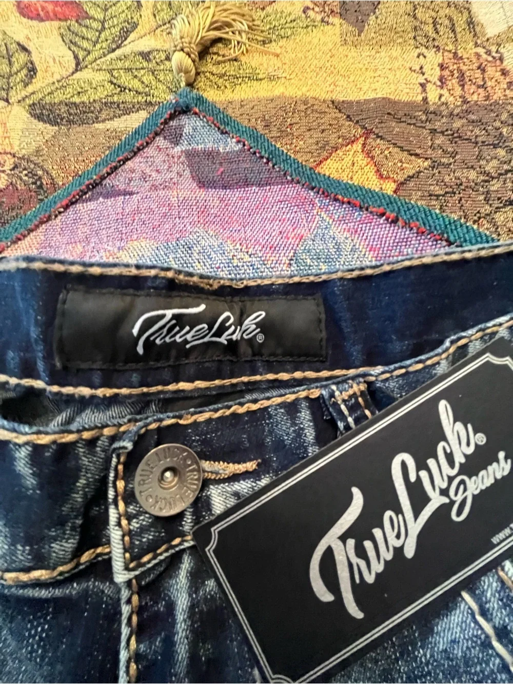True Luck Men’s Bootcut Jeans — Light Blue Wash NWT